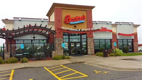 Boston&x27;s Restaurant & Sports Bar is good for people who have dinner on the go as they can order food as a takeout. . Bostons coon rapids